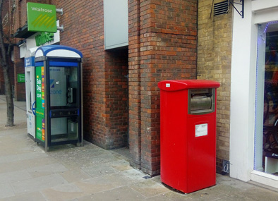 Franked Mail Post Box Collection Times Twickenham